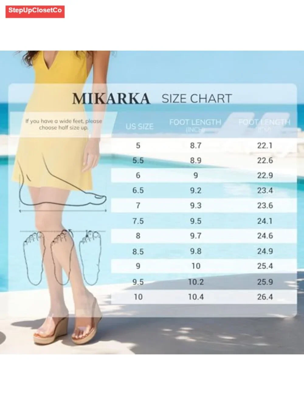 Clear Wedge Sandals Women Platform Espadrilles Slip On Heels PU Insole